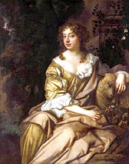Sir Peter Lely Portrait of Nell Gwyn. oil painting image